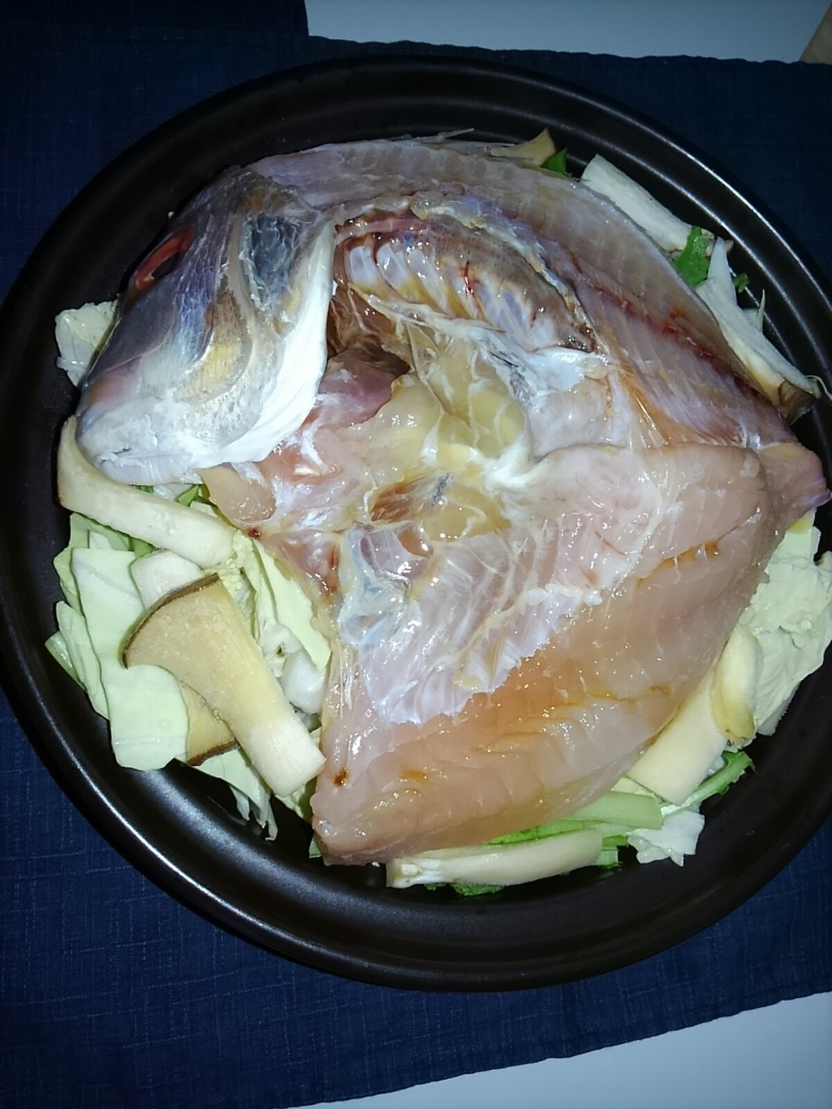 豪快に 鯛の開き タジン蒸し レシピ 作り方 By 1つ 楽天レシピ 豪快に 鯛の開き タジン蒸し レシピ 作り方 By 1つ 楽天レシピ